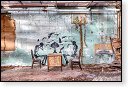 HDR graffiti streetart street-art street art skeleton factory urbex roa klaas van der linden kunst kunstwerk decay verlaten lost place places abandoned